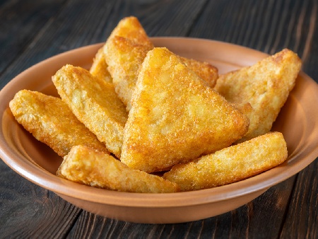 Хрупкави триъгълни картофени кюфтета (hash browns) - снимка на рецептата Хрупкави триъгълни картофени кюфтета (hash browns) - снимка на рецептата
